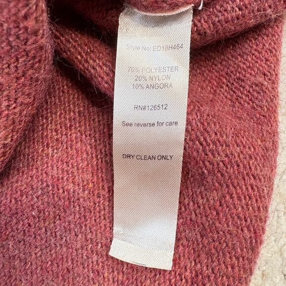 Anthropologie Aratta Silent Journey Embroidered Floral Angora Blend Sweater M - Picture 5 of 5